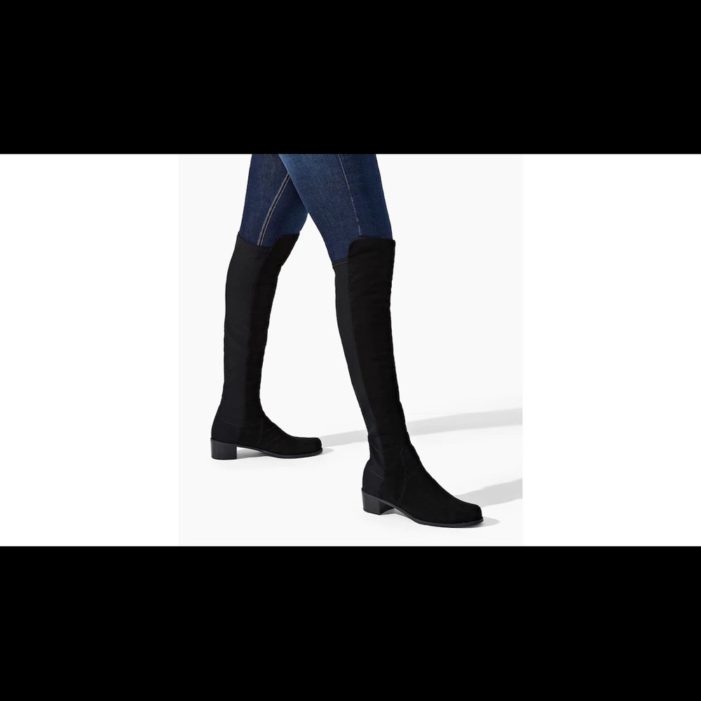 Stuart Weitzman Over the Knee Tall Black Boots